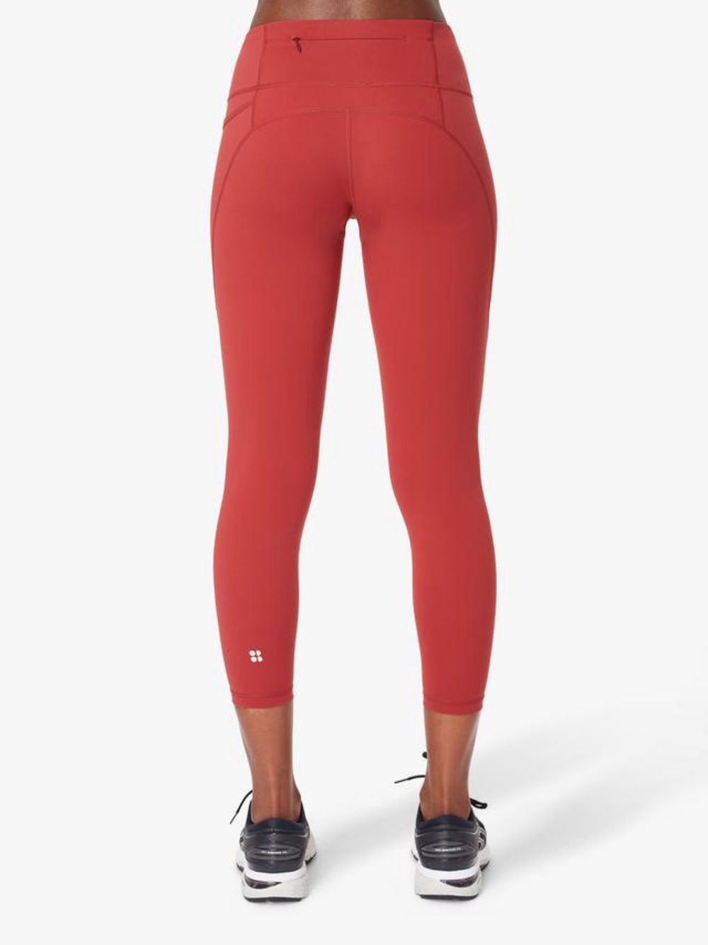 Sweaty Betty Size Medium ‘The Power’ 7/8 Pocket Leggings - Rust Red - Picture 3 of 16